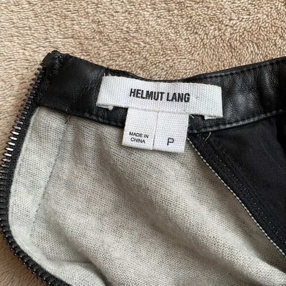 Helmut Lang Wool and Leather Sweater - Picture 6 of 11